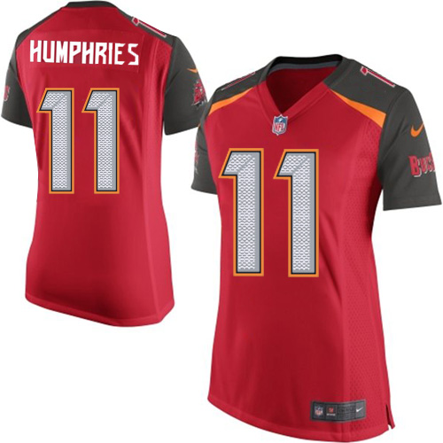 Women's Elite Adam Humphries Nike Jersey Red Home - #11 NFL Tampa Bay Buccaneers